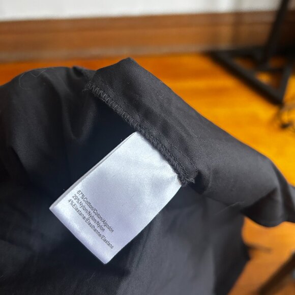 Isaac Mizrahi New York Cotton Poplin Side Tie Shirt Dress (Medium) - Picture 6 of 7